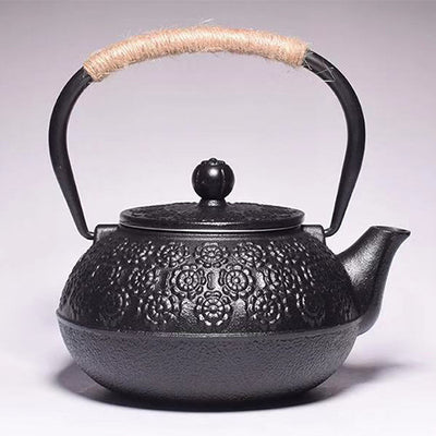 Tetera de Hierro Fundido Peonía - Juego de Té Tradicional - Image 27
