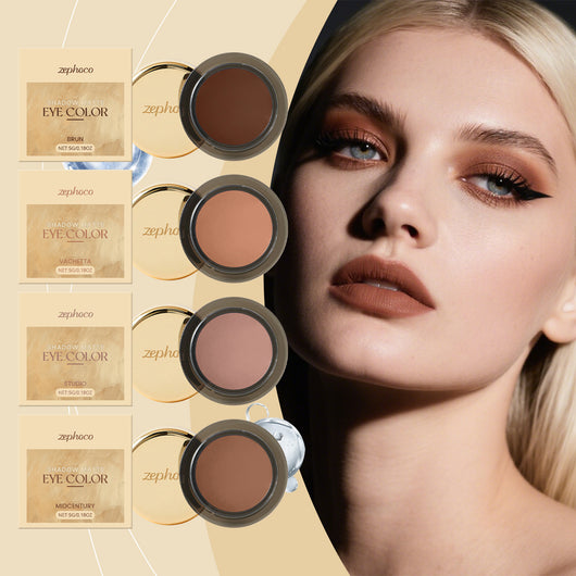 Sombra de Ojos de Color Natural con Fijación Duradera