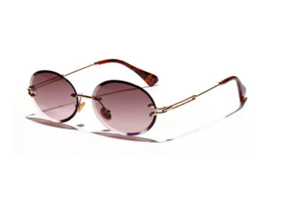 Gafas Ovaladas de Cristal sin Marco para Mujer - Image 7