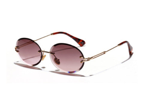 Gafas Ovaladas de Cristal sin Marco para Mujer - Image 7