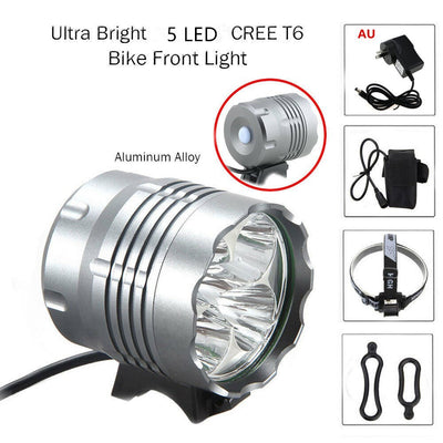 Faro LED 5T6 para Bicicleta de Montaña - Luz Frontal Ultra Potente - Image 23