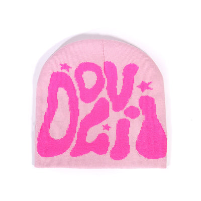 Gorro Tejido Retro con Letras Deportivas Jacquard - Image 9