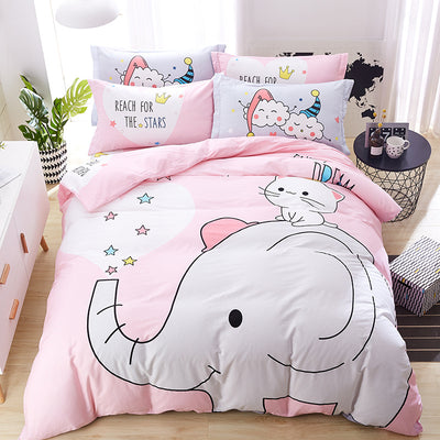 Juego de Sábanas Estampado Infantil de Algodón 4 Piezas - Image 9