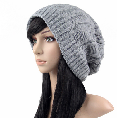 Gorro Tejido de Lana Doble Capa para Invierno - Mujer - Image 8