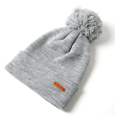 Sudadera con Capucha de Lana Pura Color Cálido con Pompón - Image 5