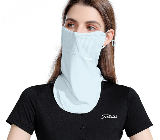 Protector Solar Facial de Seda Hielo con Cobertura de Cuello para Ciclismo - Image 7