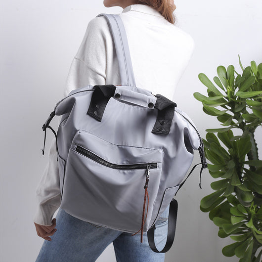 Mochila Impermeable de Nylon para Mujer - Capacidad Extra Grande, Diseño Casual y Moderno - Image 4