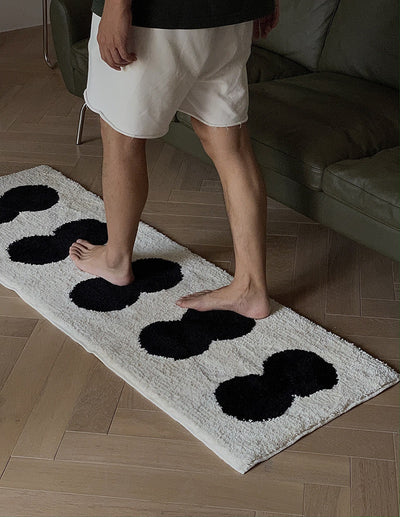 Tapete Absorbente de Terciopelo Grueso Antideslizante para Sala y Comedor - Image 14