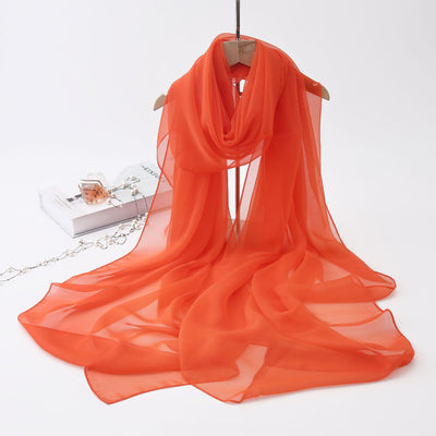 Pañuelo Protector Solar Rojo - Chal Ligero Contra los Rayos UV - Image 11