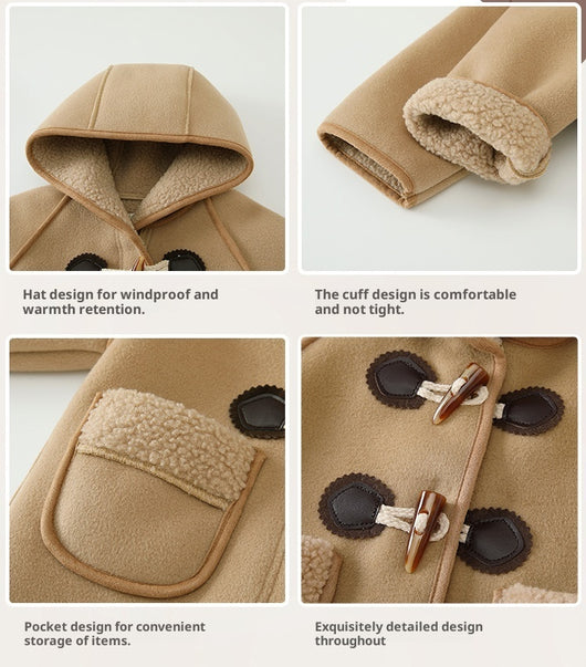 Abrigo de Lana Cálido con Forro Polar para Niños - Image 15