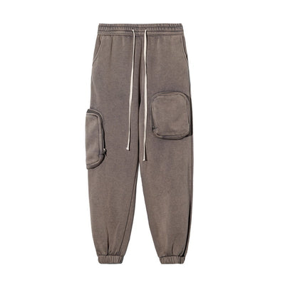 Pantalones Casuales Holgados con Forro Polar para Hombre - Image 13
