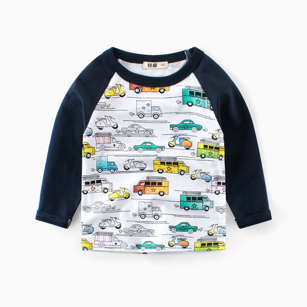 Playera Manga Larga Estampado Completo Tide para Niños - Image 11