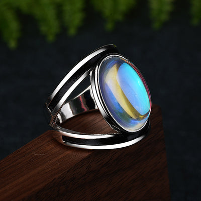 Anillo de Piedra de Luna Multicolor - Image 3