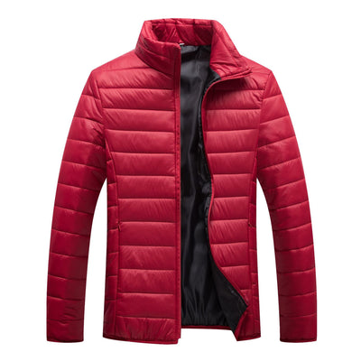 Chaqueta Acolchada para Hombre con Capucha y Colores Pastel - Image 16