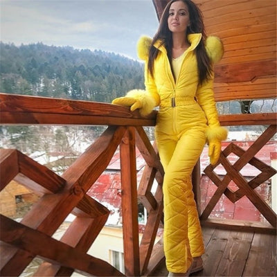 Traje de esquí para mujer con cierre de cremallera - Image 6
