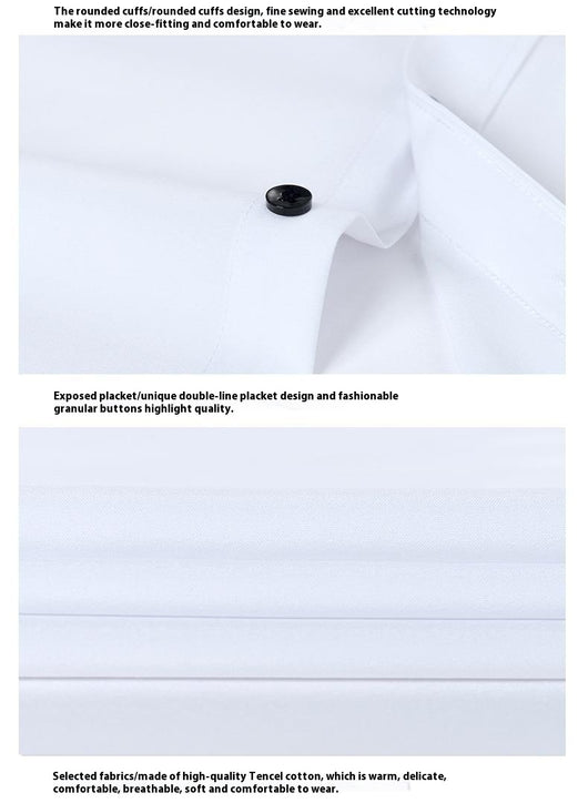Camisa Slim Fit Coreana de Color Sólido para Hombre - Image 15