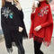 Suéter Cuello Alto Mujer Otoño Invierno Manga Larga Holgado