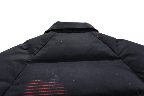 Chaqueta Suelta Gruesa con Estampado Digital de Retrato para Invierno