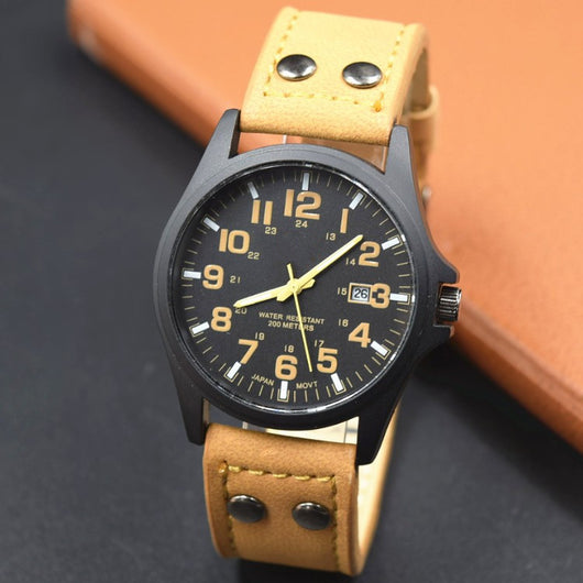 Reloj Militar de Cuarzo Premium con Calendario y Correa - Movimiento de Alta Precisión - Image 5