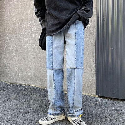 Jeans Ancho con Costuras Decorativas para Hombre - Image 6