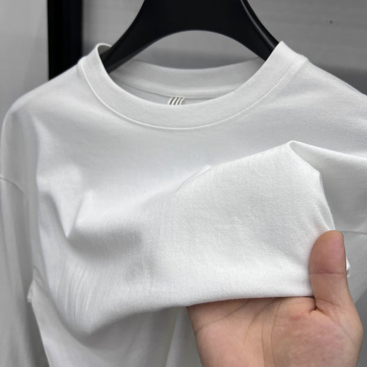 Camiseta Hombre Algodón Premium Cuello Redondo Hombro Descubierto - Image 8