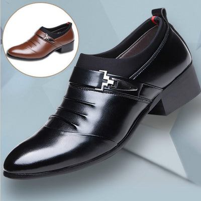 Zapatos Formales de Cuero para Hombre Talla Grande - Estilo Business Casual - Image 4