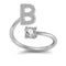26 Letter English Rings Jewelry B Opening adjustable
