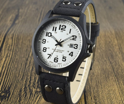Reloj Militar de Cuarzo Premium con Calendario y Correa - Movimiento de Alta Precisión - Image 3