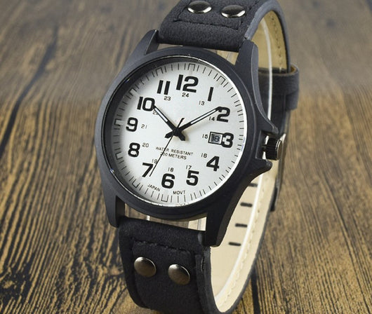 Reloj Militar de Cuarzo Premium con Calendario y Correa - Movimiento de Alta Precisión - Image 3