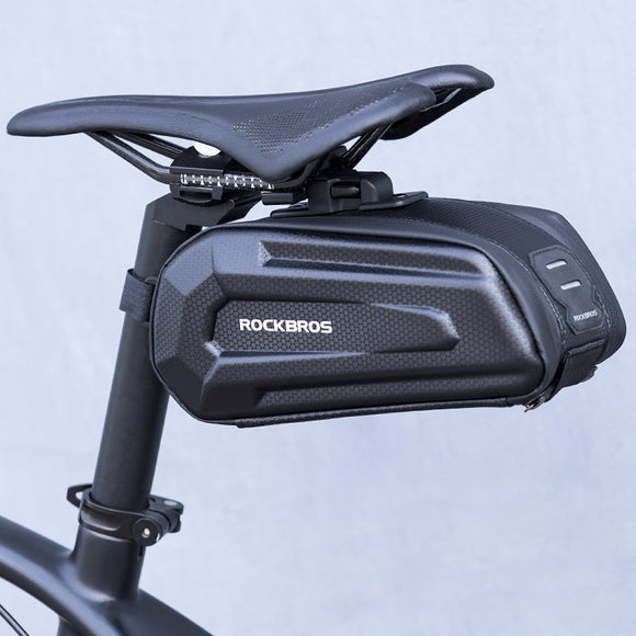 Asiento de Bicicleta Acolchado con Liberación Rápida y Bolsa Integrada