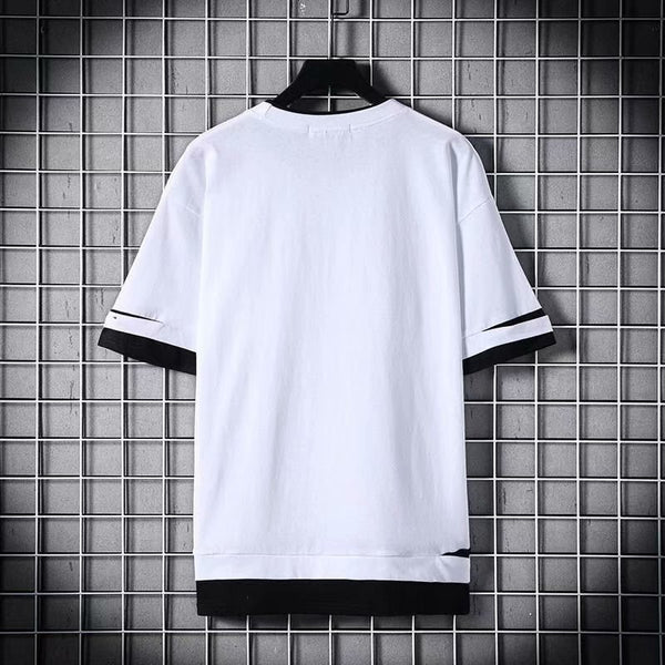 Playera Holgada Hip-Hop de Manga Corta para Hombre
