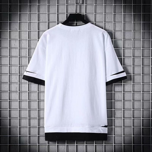 Playera Holgada Hip-Hop de Manga Corta para Hombre - Image 2
