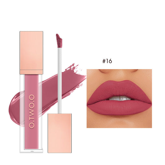 Brillo Labial Mate Terciopelo 18 Colores - Fórmula Larga Duración Anti-transferencia - Image 47