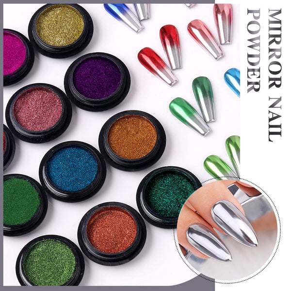 Lentejuelas Coloridas para Uñas - Diseño Fashionable