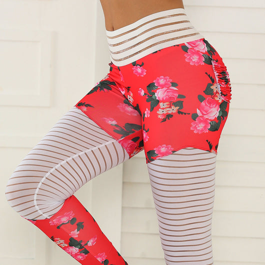 Pantalones Yoga Melocotón con Bolsillos y Detalles de Encaje - Image 14