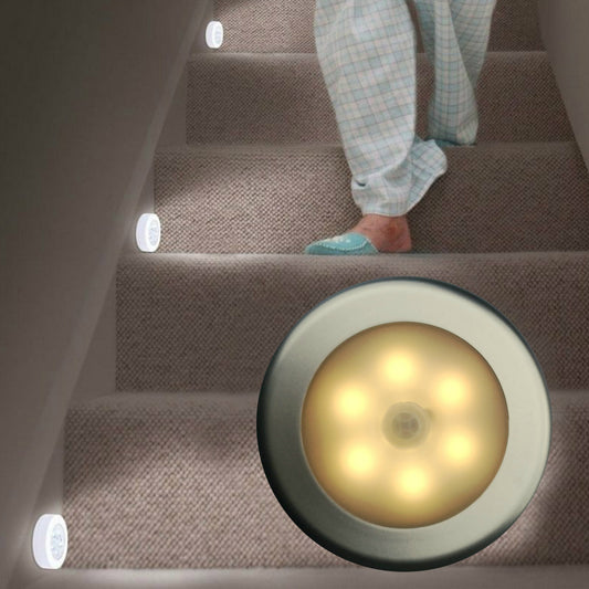 Lámpara LED Inteligente con Sensor de Movimiento para Armarios, Baños y Pasillos