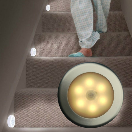 Lámpara LED Inteligente con Sensor de Movimiento para Armarios, Baños y Pasillos
