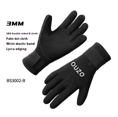 Guantes de Neopreno Antideslizantes para Pesca, Natación y Snorkel - Image 9