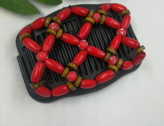 Peine Mágico Elástico con Perlas para el Cabello - Clip Accesorio Versátil - Image 18