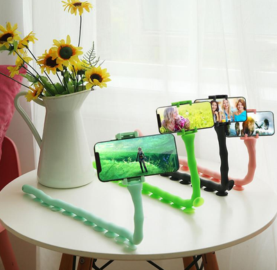 Soporte Flexible para Celular con Ventosa - Brazos Giratorios para Pared, Escritorio y Bicicleta - Image 10