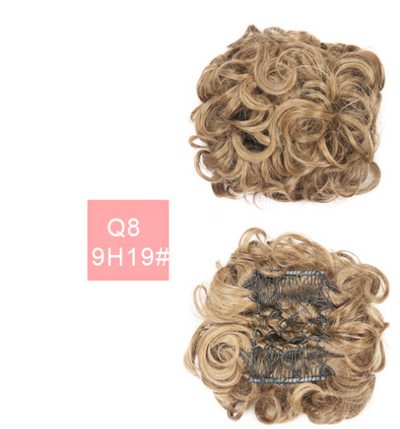 Moño Postizo de Fibra Sintética Resistente al Calor - Cabello de Seda Artificial - Image 6
