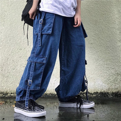 Jeans Jogger con Cordón y Bolsillos Cargo - Estilo Relajado que Estiliza - Image 8