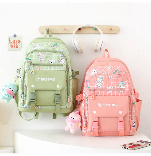 Mochila Escolar Primaria para Niñas - Set de Cuatro Piezas - Image 14