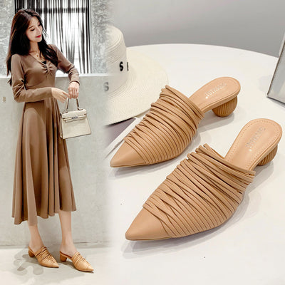 Sandalias Romanas Puntiagudas con Tiras para Mujer - Image 11