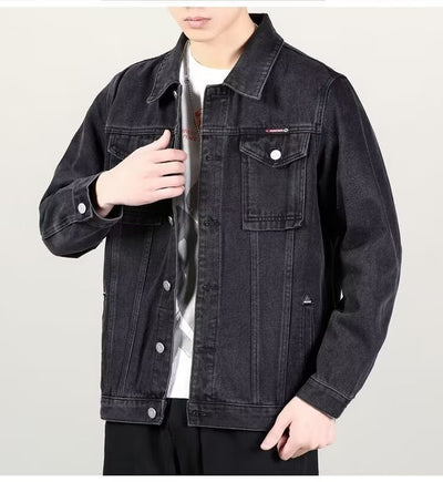 Chaqueta Denim Vintage Desgastada para Hombre - Image 21