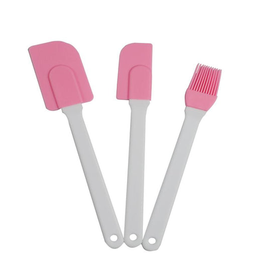 Set de 3 Espátulas de Silicona para Repostería y Cocina