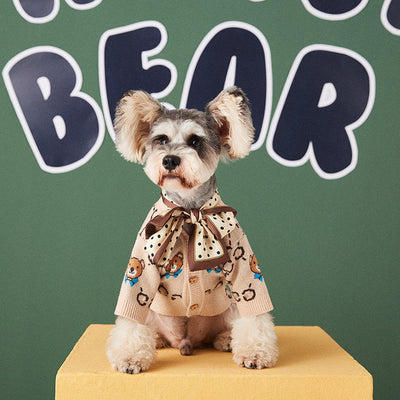 Suéter Cardigan para Perros Pequeños Schnauzer y Pomerania - Image 8