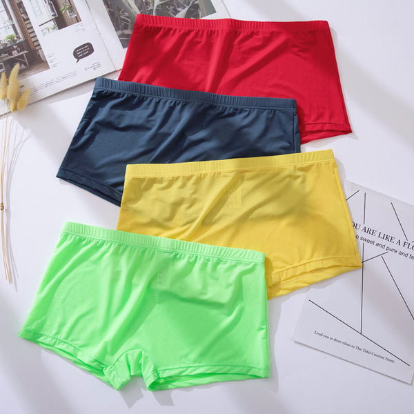 Bóxers Tipo Slip Ultradelgados en Seda de Hielo para Hombre