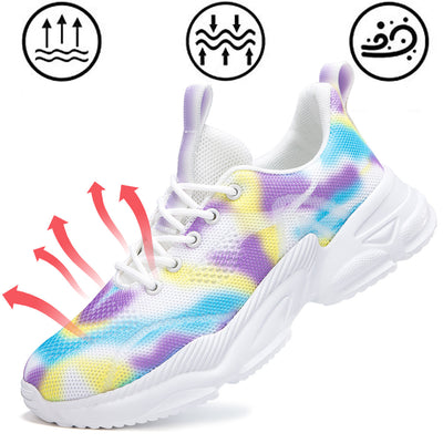Tenis Casuales Floreados Talla Grande con Cordones - Image 14
