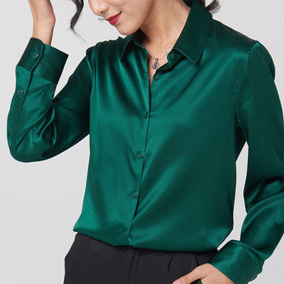 Camisa de Seda de Manga Larga Premium - Image 9